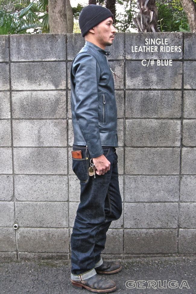 gerugaゲルガ黒ホースハイド4ライダースj100bucoフリーホイーラーズ