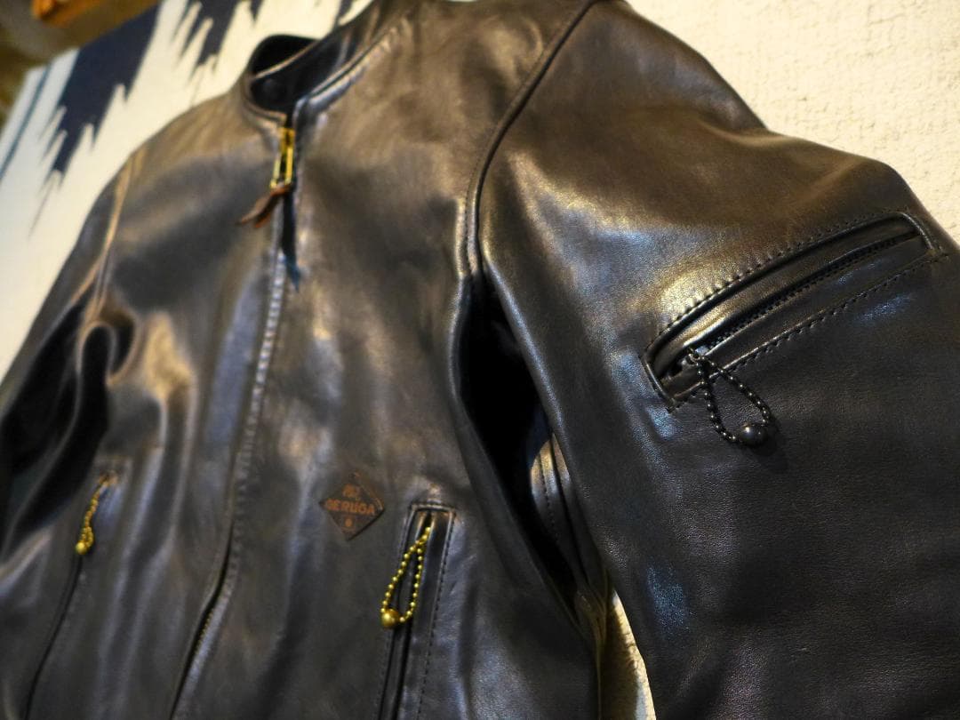 gerugaゲルガ黒ホースハイド4ライダースj100bucoフリーホイーラーズ