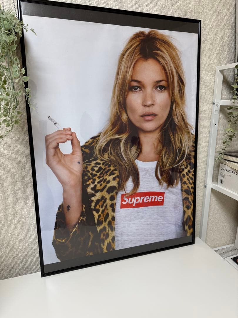 シュプリームケイトモス　ポスター額付き
