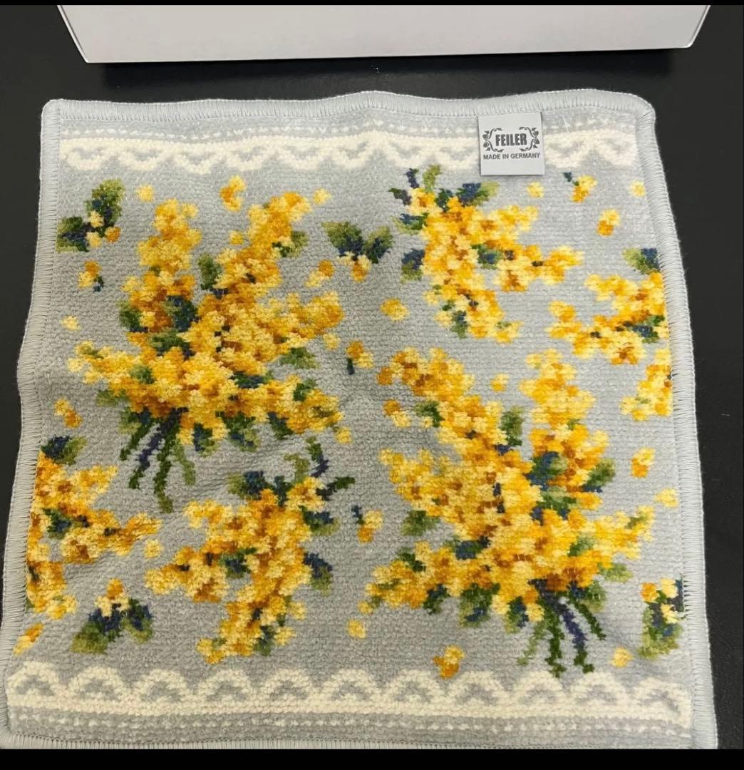 レモンジーナ様　フエイラー ミモザソラーレ タオルハンカチ　ゲストタオル　ポーチ