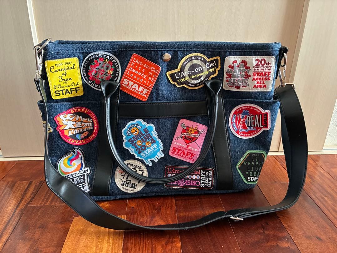 L'Arc～en～Ciel ラルク 25周年記念 デニム パスバッグ