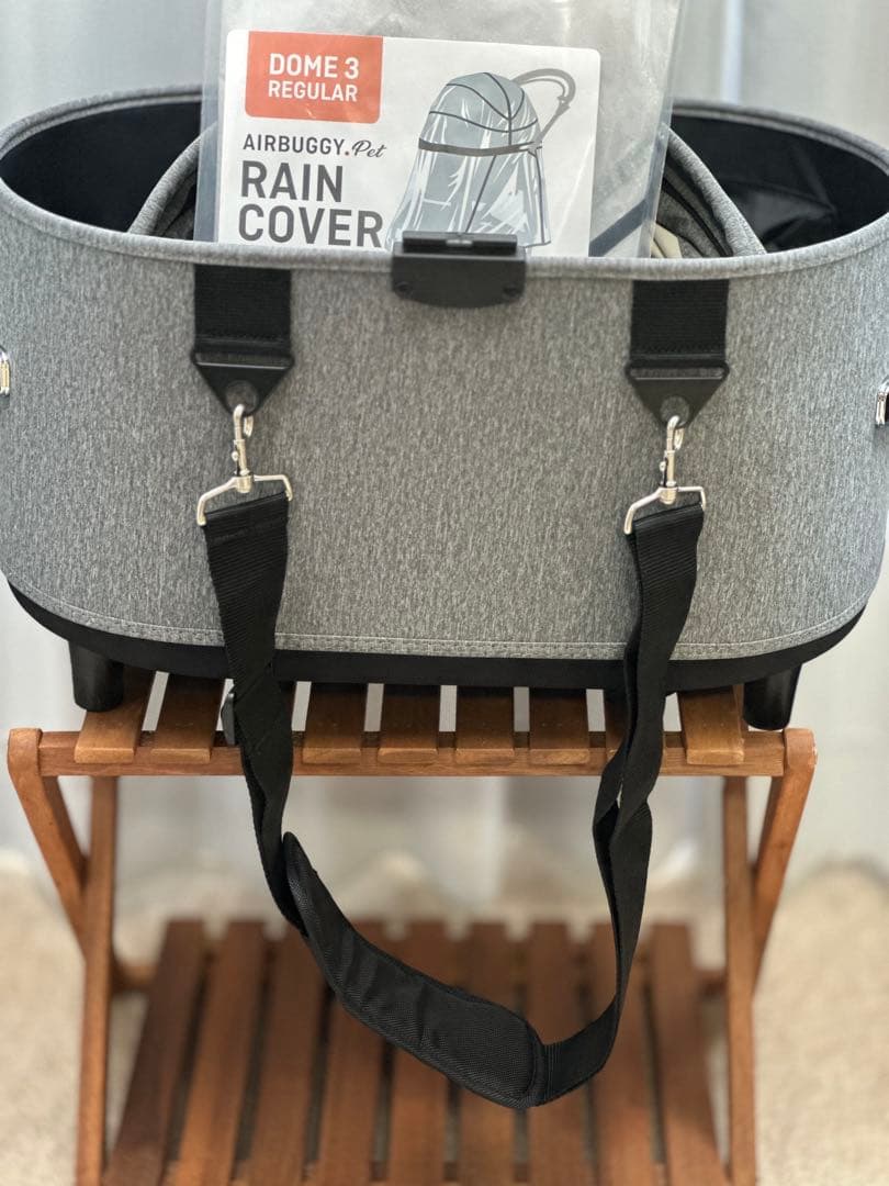 airbuggy dome3 レギュラー コット ショルダーベルト レインカバー