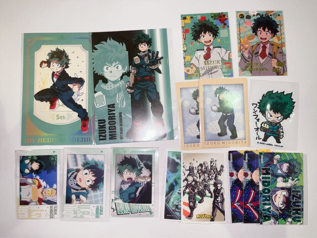 僕のヒーローアカデミア　緑谷出久　紙類　まとめ売り
