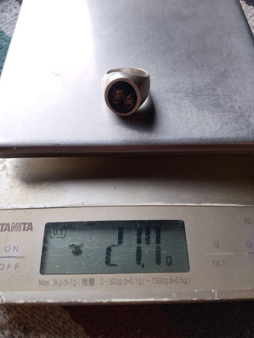 プ*ル様 銀無垢　廃盤品DRY BONES Two Face K18 リング無垢