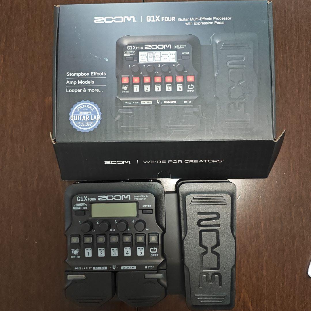 【美品】ZOOM G1X FOUR ギターマルチエフェクター