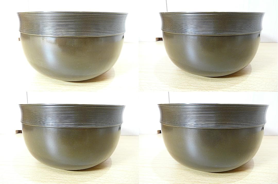 京釜師　十五代 大西清右衛門（浄心） 造　唐銅 糸目建水【千家十職】