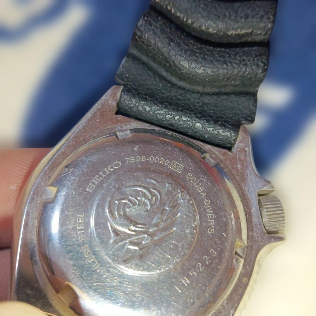 伸*矢様 【ジャンク☆】SEIKO 自動巻きダイバーズウォッチ 黒