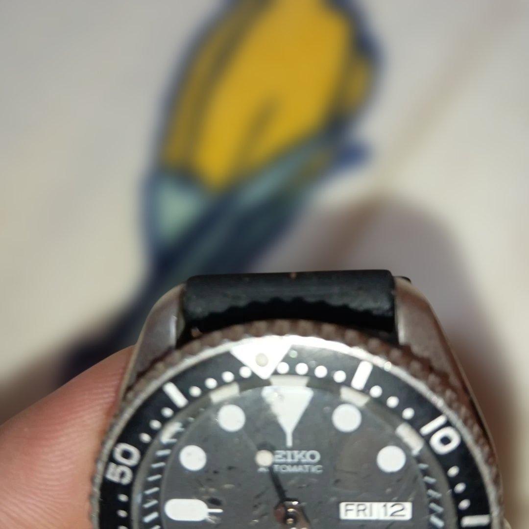 伸*矢様 【ジャンク☆】SEIKO 自動巻きダイバーズウォッチ 黒