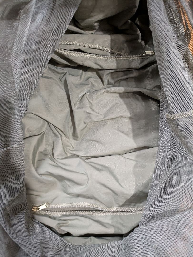 2wayハンモック型 メッシュ付き スリングバッグ