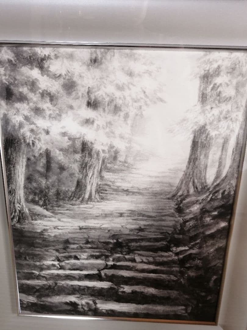 水墨画〜参道〜