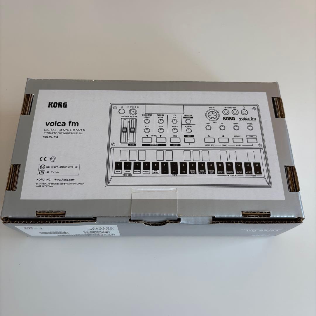 KORG volca fm デジタルシンセサイザー midi out Mod.