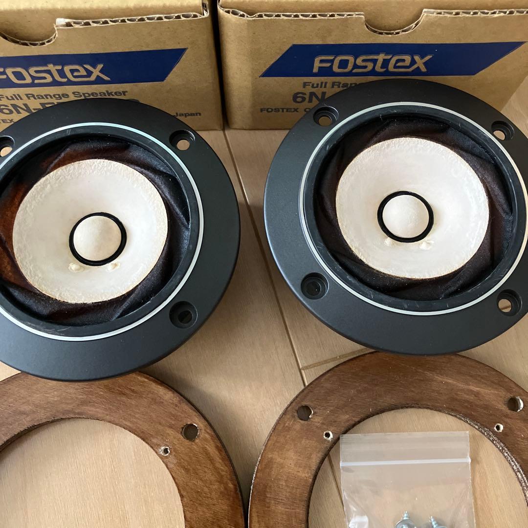 Fostex 6N-FE88ESフルレンジスピーカー2本バッフル他おまけ付き希少