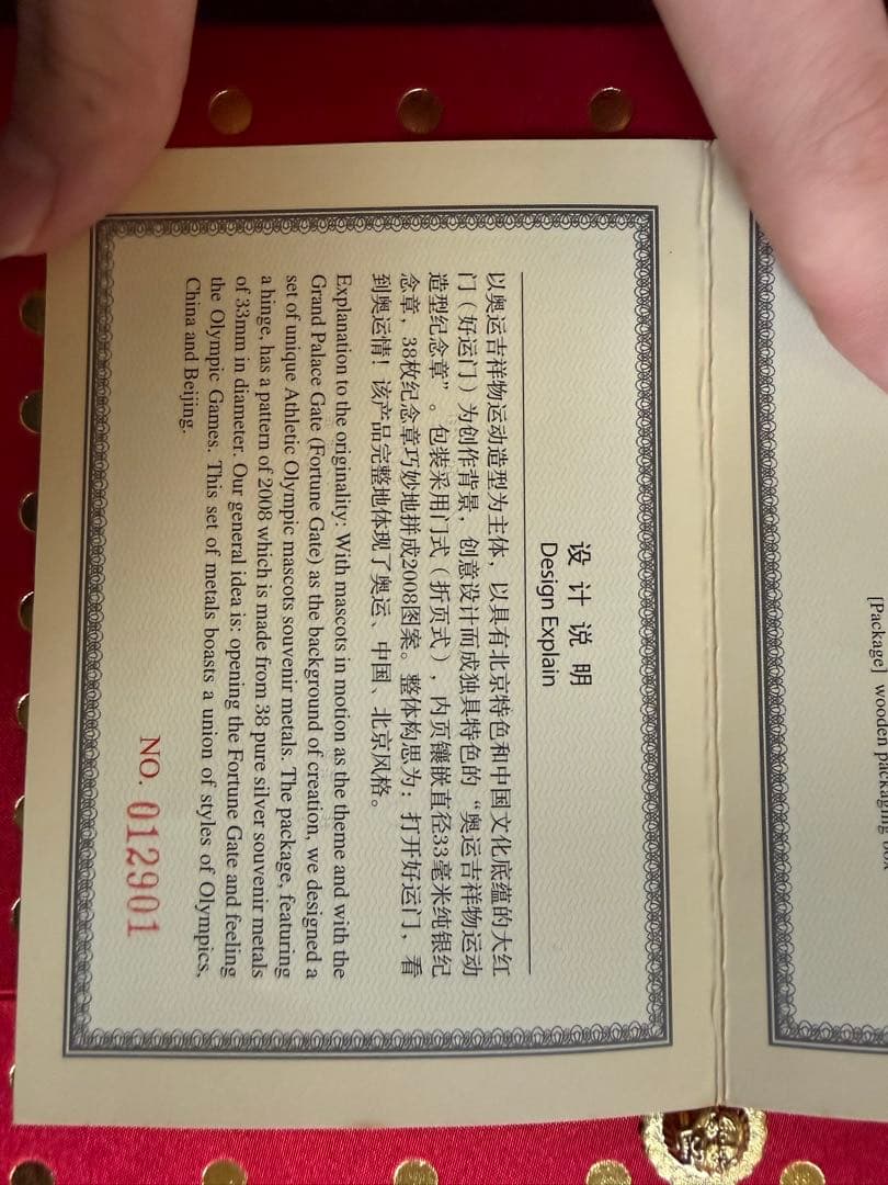 ヌ*ル様 北京オリンピック　マスコットメダル　38枚セット