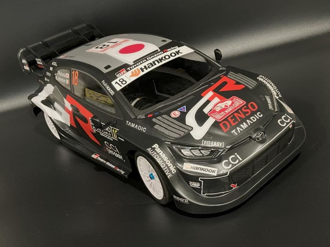 タミヤRCボディ ヤリス WRC2025 ラリーモンテカルロ 勝田選手