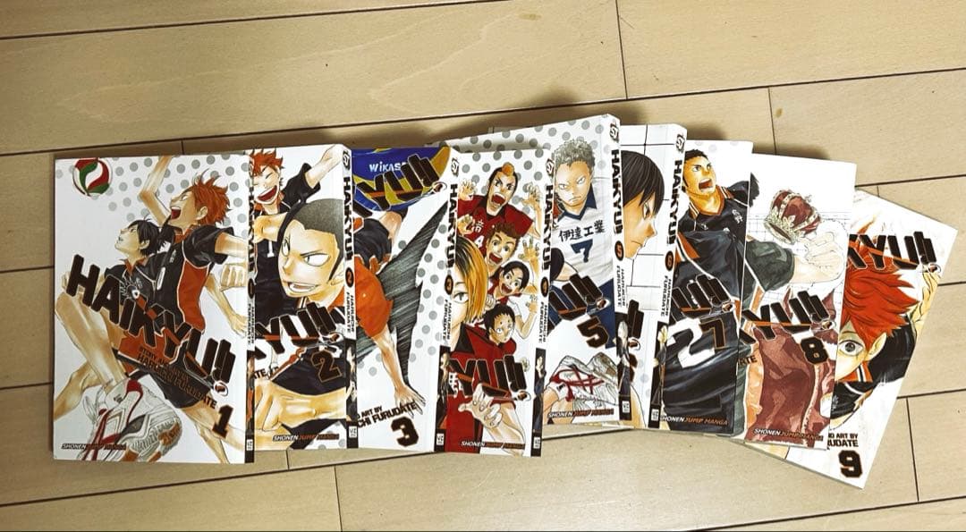 ハイキュー!! 漫画1~9巻 海外版(英語)
