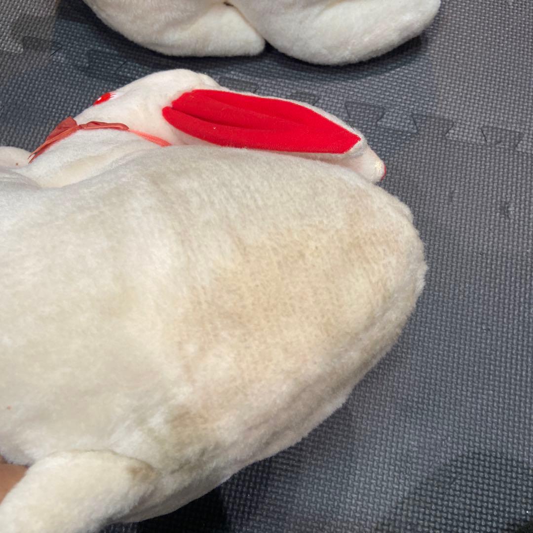 昭和　レトロファンシー　レアぬいぐるみ　赤目ウサギ　70年代　ウサギ　2個セット