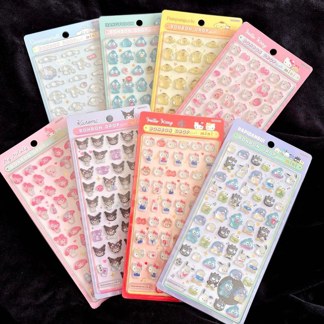 タイムセール·͜·❤︎‬ボンボンドロップシール♡サンリオ正規品♡コンプ
