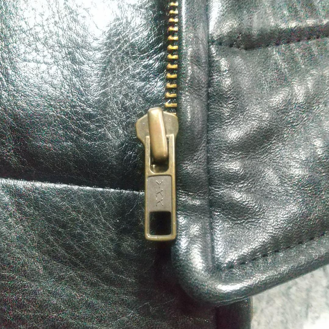 美品 ポールスミス ライダースジャケット レザー 牛革 ９０s 短丈 革ジャン