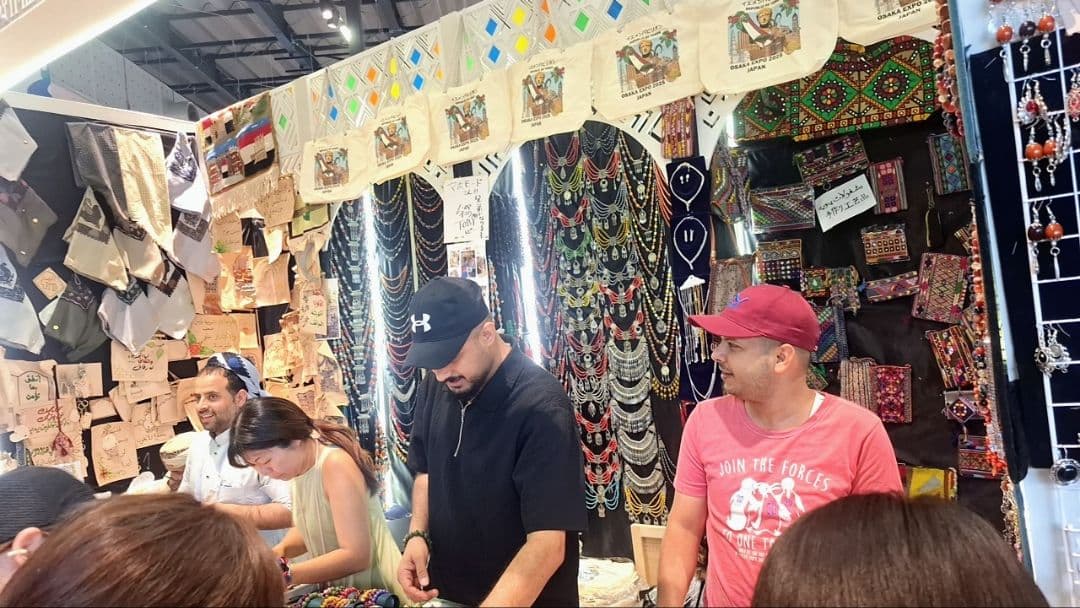 ★万博内購入品★アクアマリンブレスレット&モアサナイトダイヤ