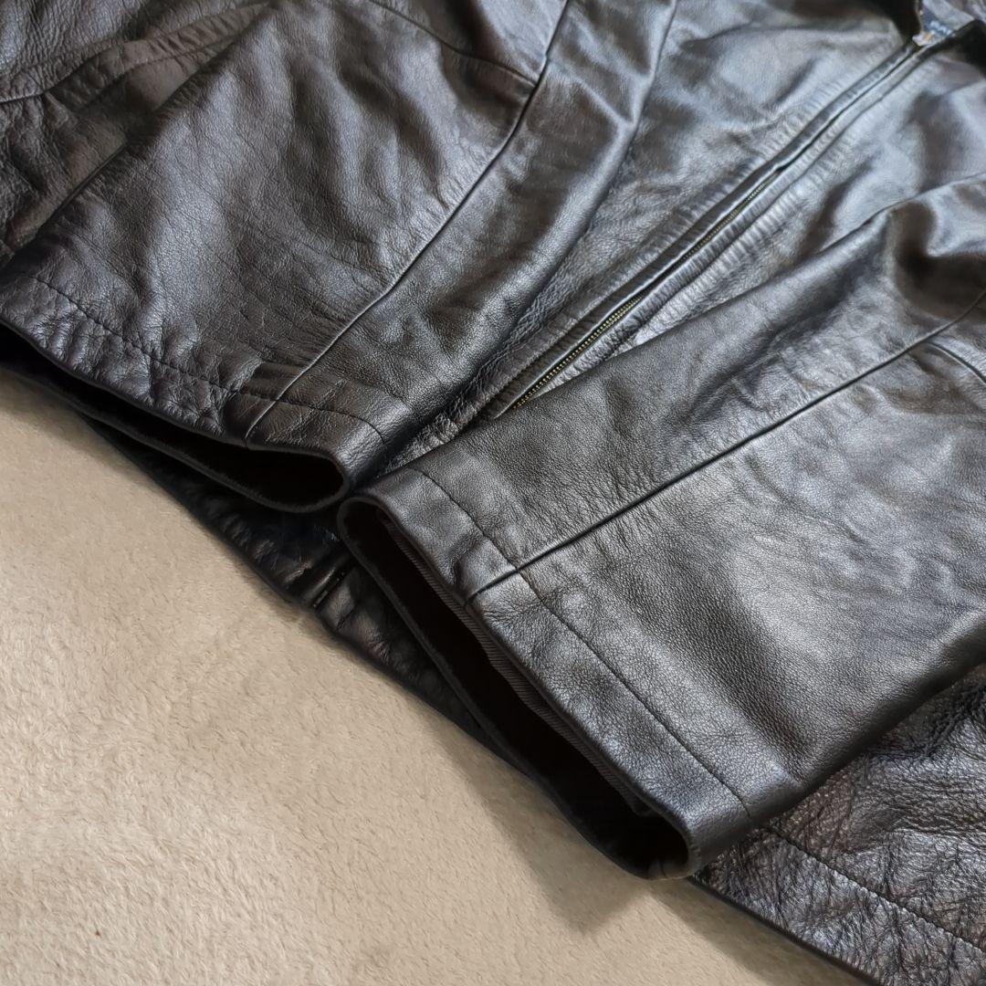 美品 オールドギャップ レザージャケット ブルゾン 牛革 Lサイズ ブラック