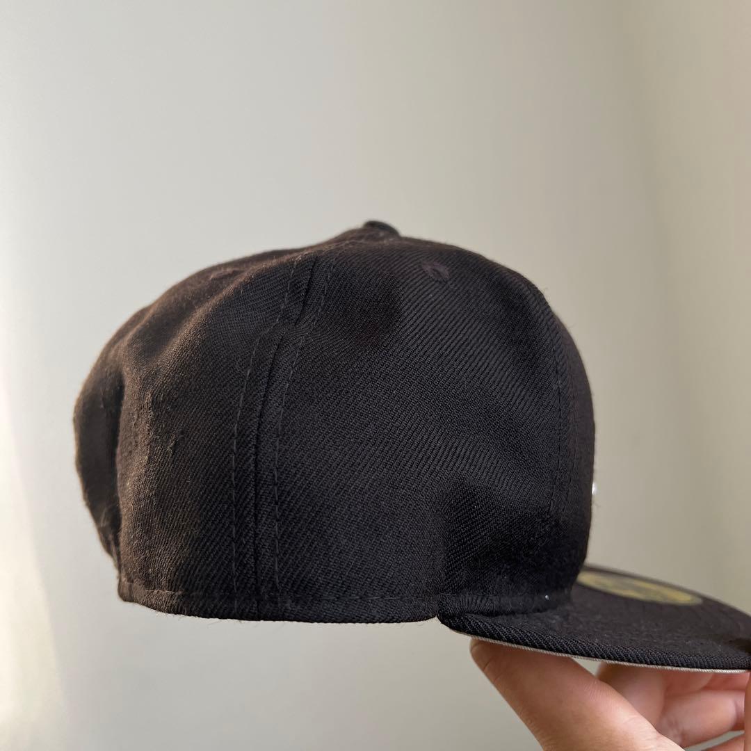 Supreme 59FIFTY New Eraブラック キャップ 7 1/2