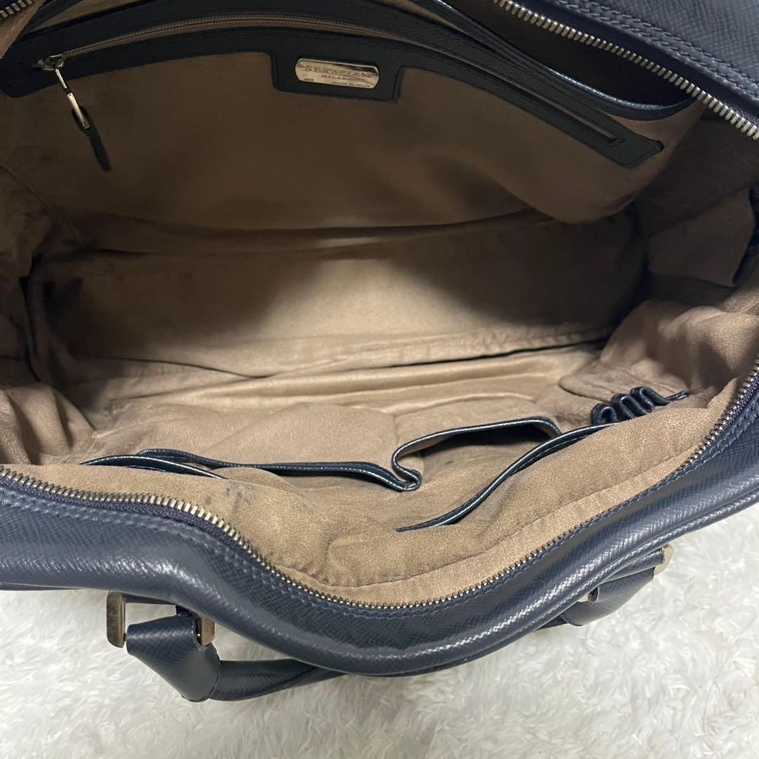 SERAPIAN 2way ビジネスバッグ サフィアーノレザー A4 PC収納