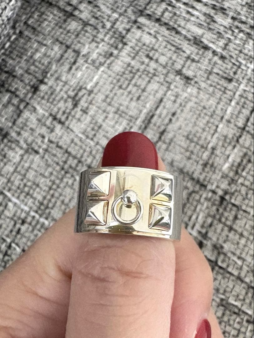 エルメス　コリエドシアン　リング　シルバー 54