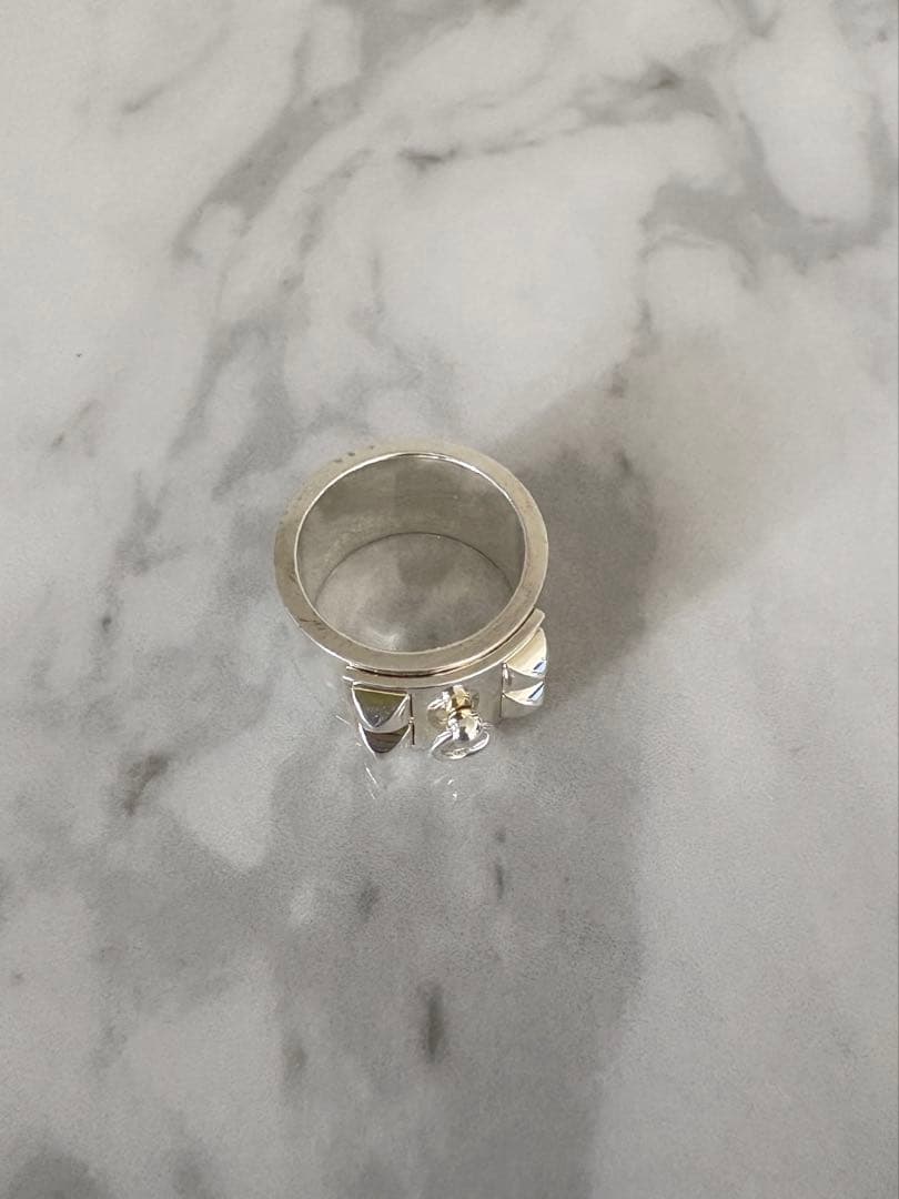 エルメス　コリエドシアン　リング　シルバー 54