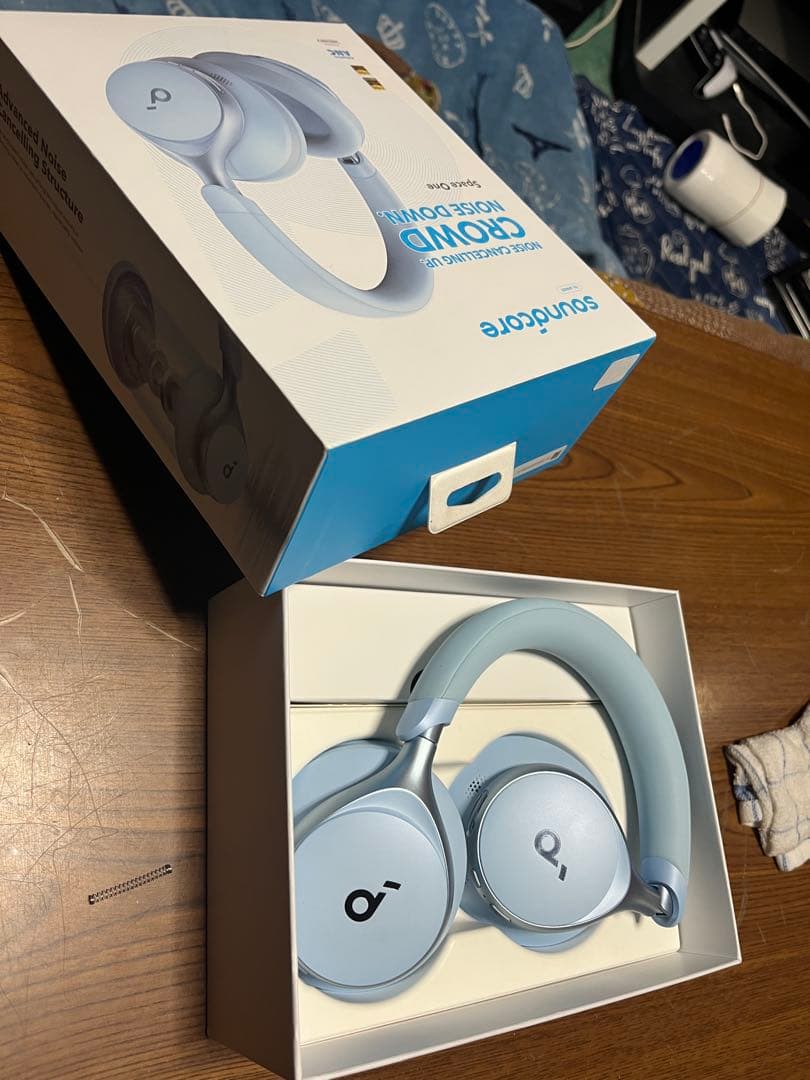 Soundcore specse oneワイヤレスヘッドホン ライトブルー