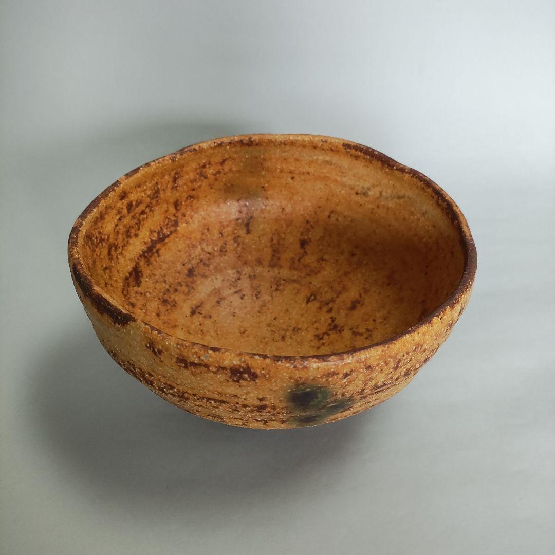 酎磨(浜田純理）　黄瀬戸山柿茶碗　桃山陶
