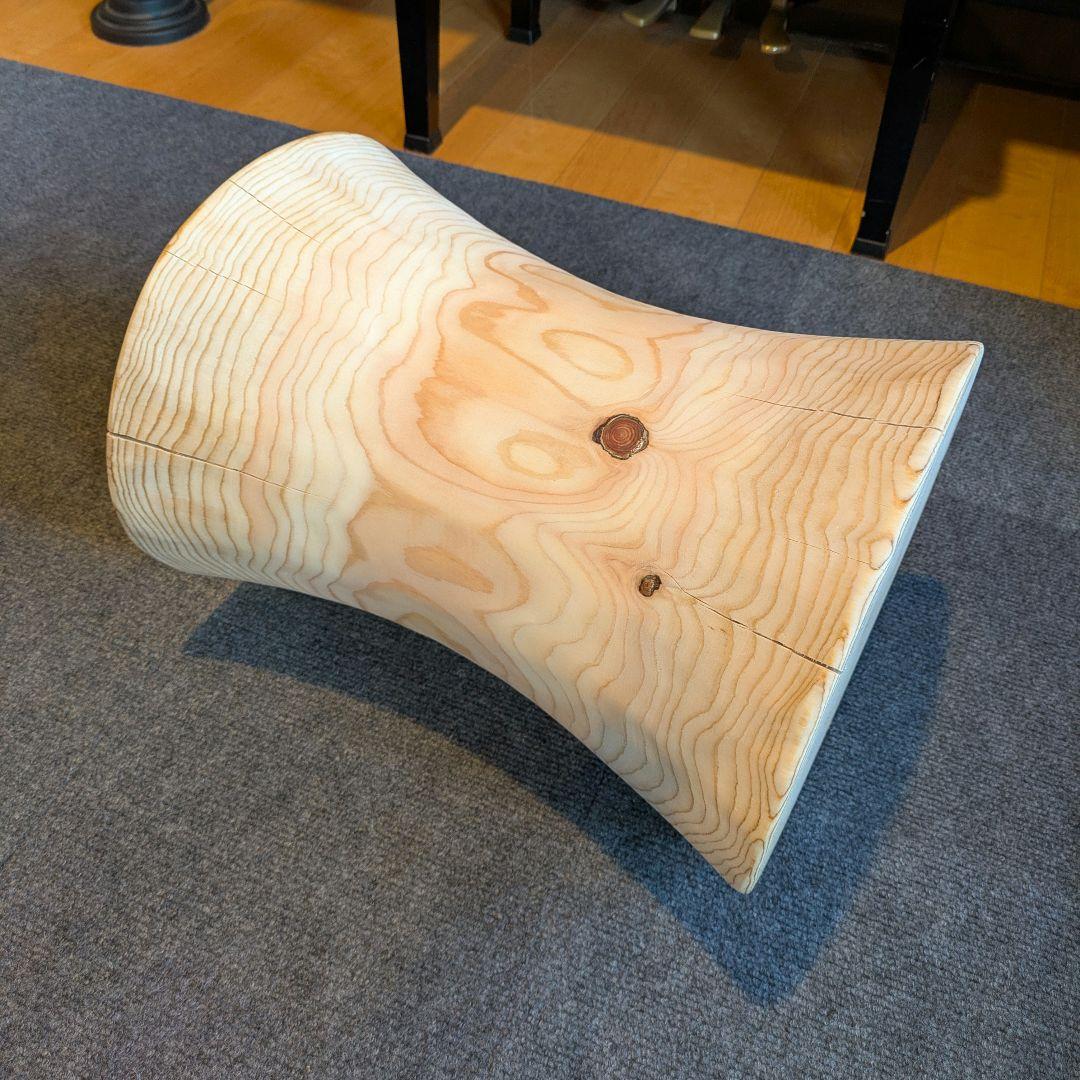 outdoorman　檜④　丸太　椅子　スツール　テーブル　高さ約40㎝