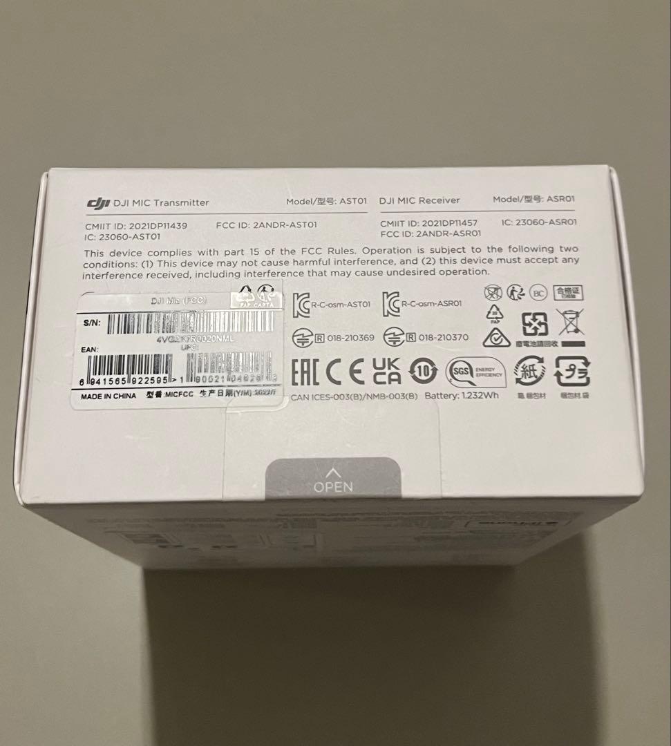 DJI MIC ワイヤレスマイク 充電ケース付き