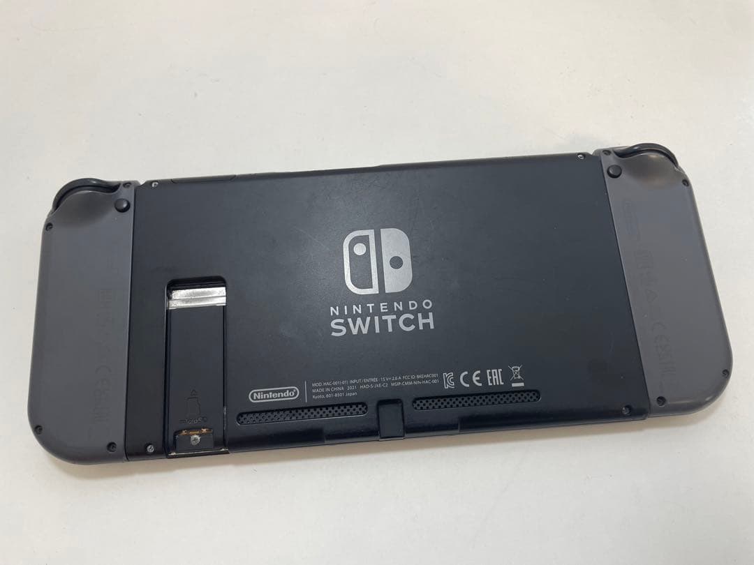 【ジャンク】Nintendo Switch グレー本体新型　Joy-Con付き