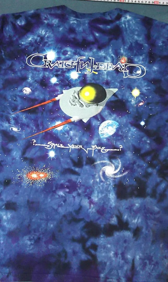 グレートフルデッド、TIEDYEロングスリーブプリントTシャツ