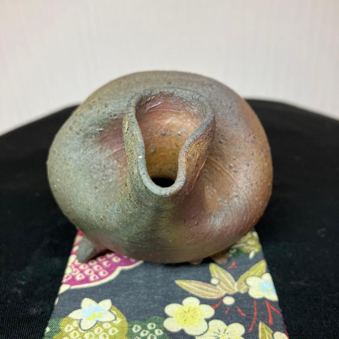 鴨徳利　アンティーク　骨董品　一輪挿し　酒器