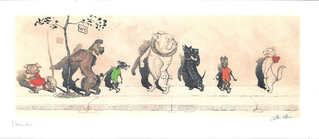 ボリス オクライン　 “dirty dogs of paris” 『あわて者』