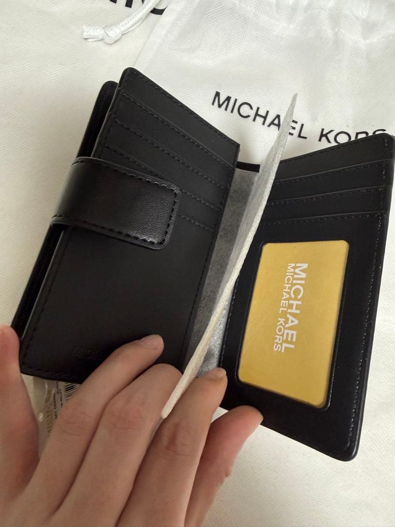 MICHAEL KORS マイケルコース 二つ折り財布 ブラック