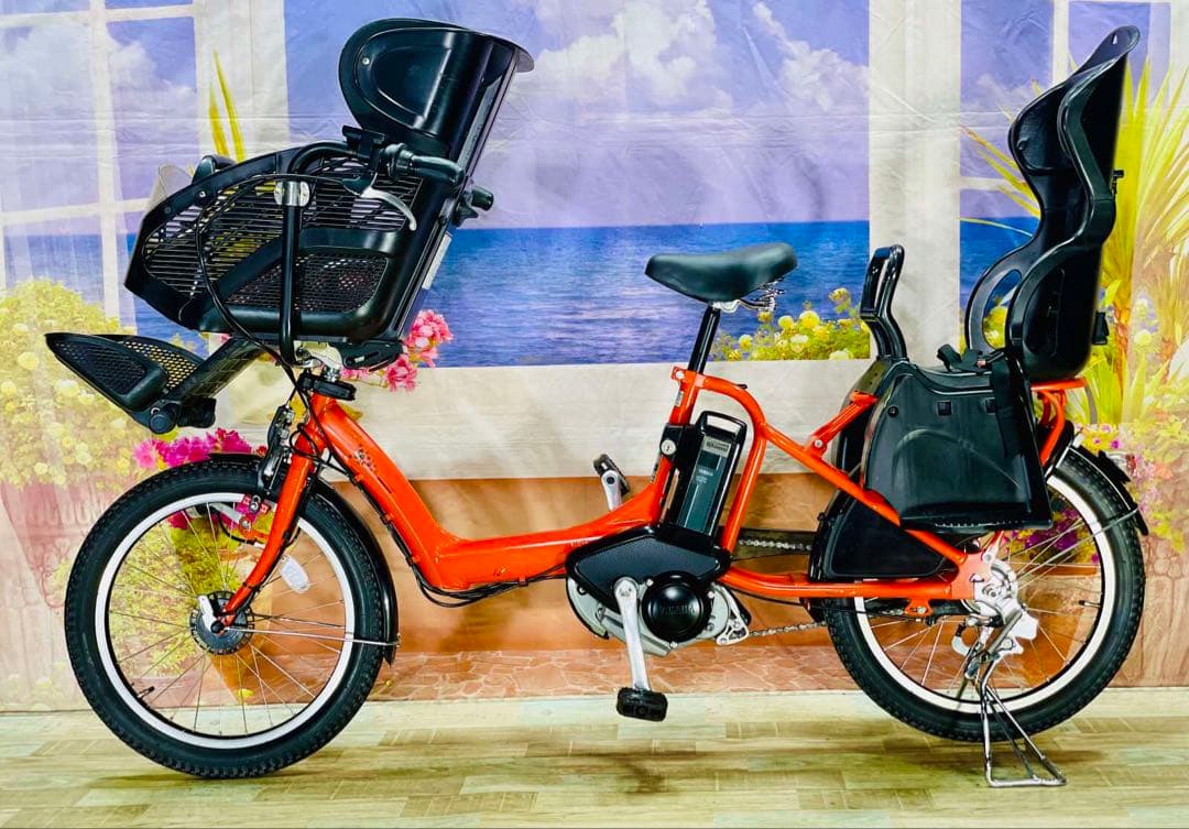 超特価！アンジェリーノ12AH⭐️ブリヂストン子供乗せ電動アシスト自転Y2427