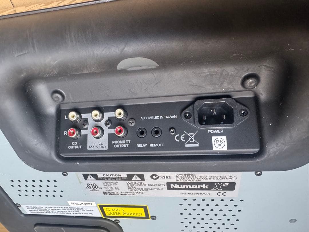 Numark X2 プロフェッショナル ハイブリッド ターンテーブ