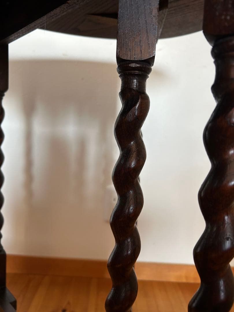 イギリスアンティーク　ゲートレッグテーブル　小ぶり