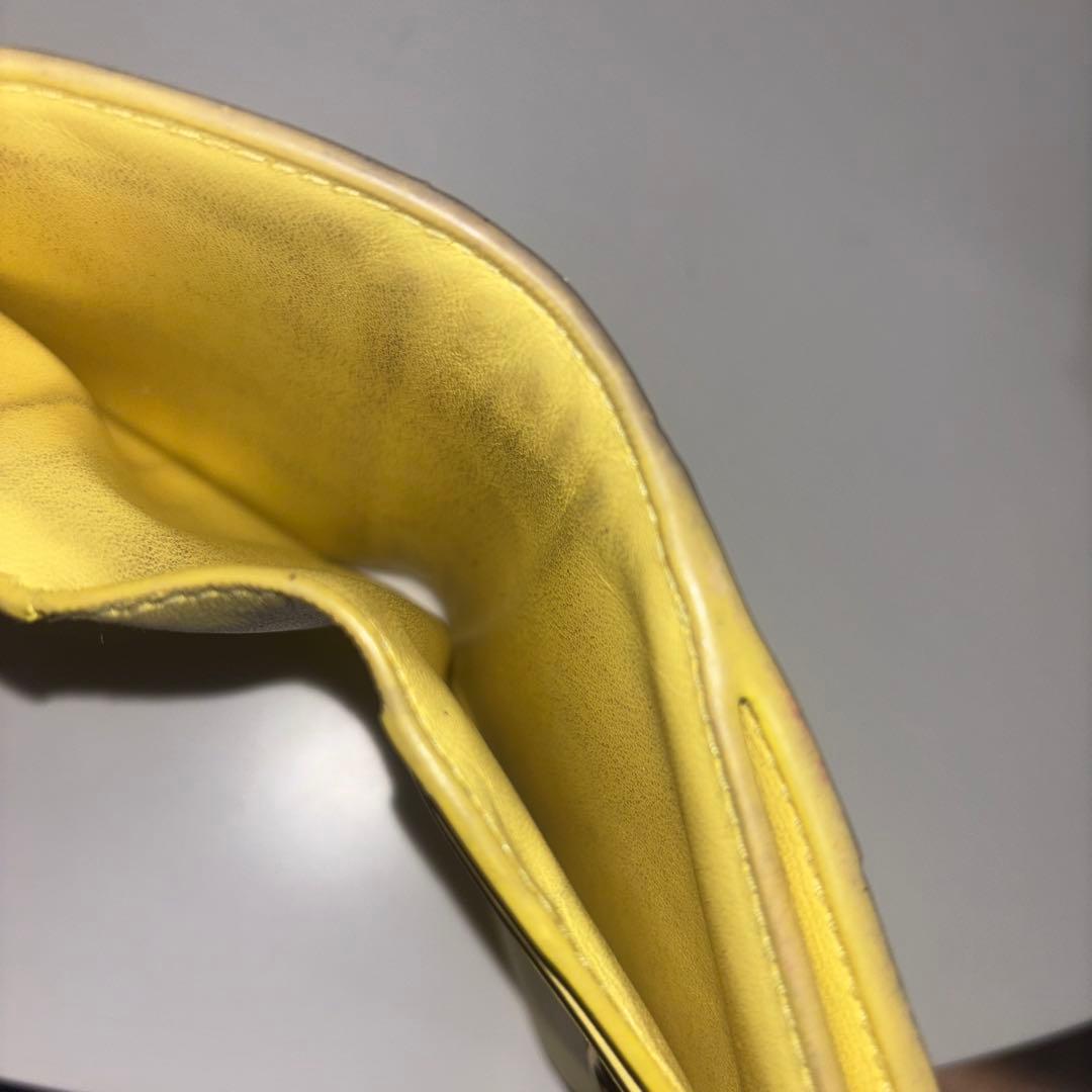 «日本限定商品»BOTTEGA VENETA二つ折り財布 イエロー 希少