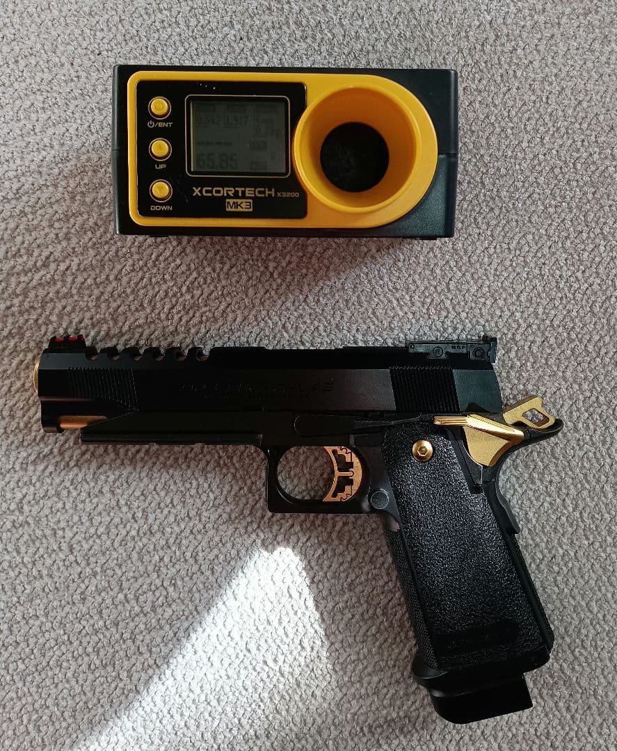 東京マルイ　ハイキャパ　ゴールドマッチ　ホルスター付き