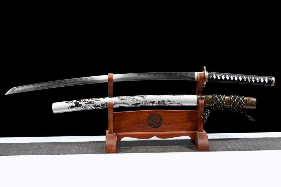 【魑魅武士刀】古兵器 刀装具 日本刀　模造刀 居合刀 武士道 鑑賞用 美術刀