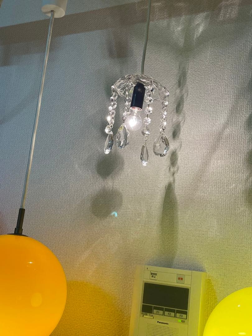 シャンデリア　ペンダントランプ　ライト　1灯　レトロ　アンティーク