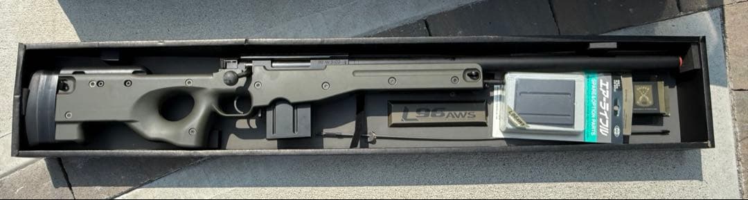 戦*ん様 「東京マルイ L96AWS スナイパーライフル 社外スコープ付き 箱あ