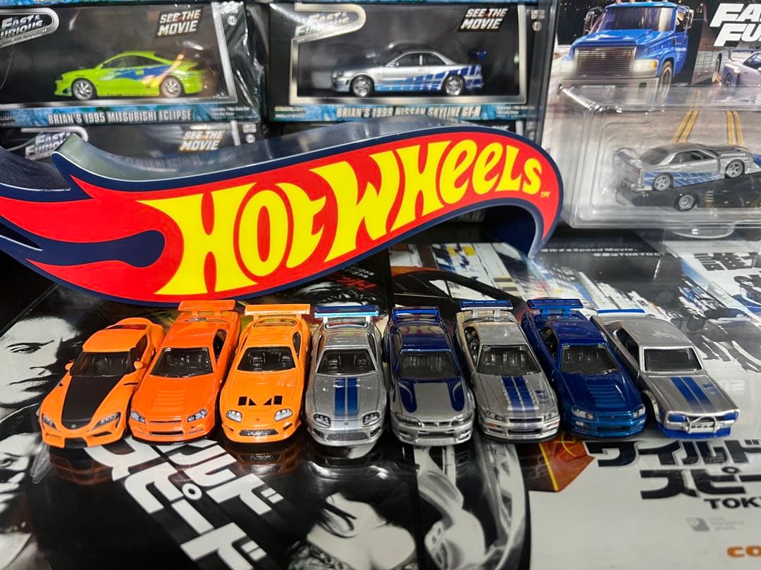 Hotwheels FAST&FURIOUS 人気車種 8台セット