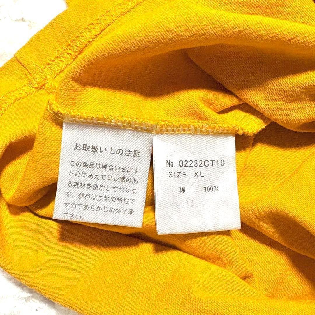 HYSTERIC GLAMOUR ロゴTシャツ XLサイズ 黄