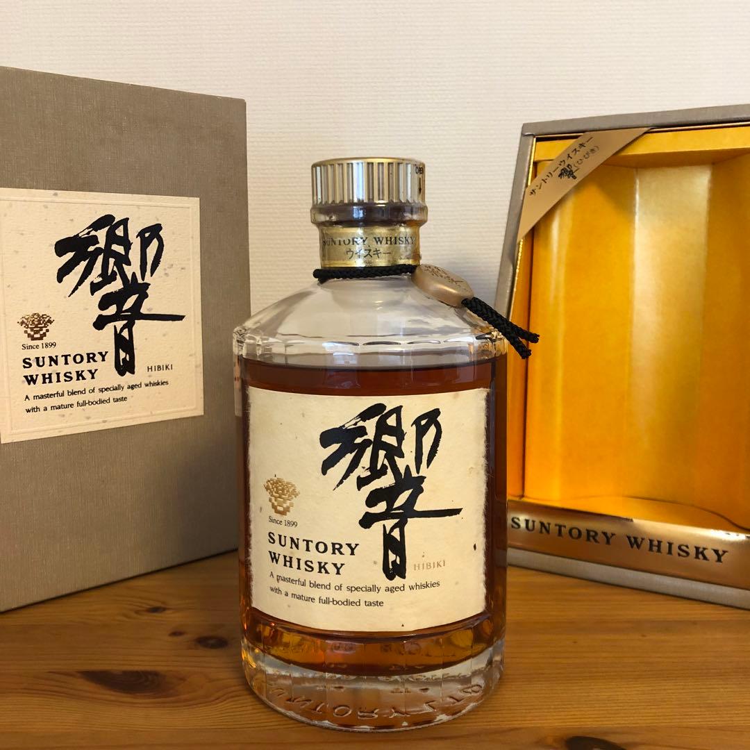 SUNTORYサントリー響【古酒】金キャップ裏ゴールドラベル750ml 未開栓