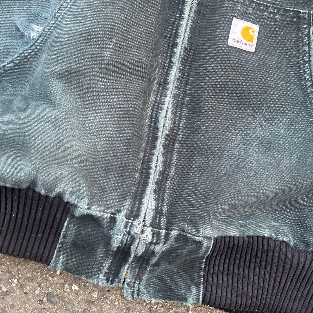 あ*よ様 鬼フェード 90s カーハート フェードブラック アクティブジャケット