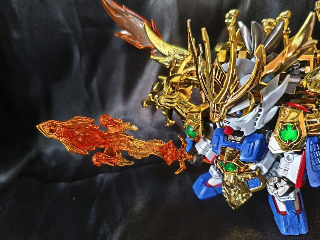 SDガンダム三国伝 (塗装済み) 翔烈帝 龍装 劉備ガンダム